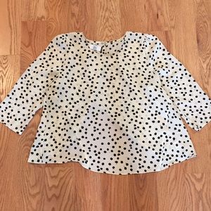 Open back blouse